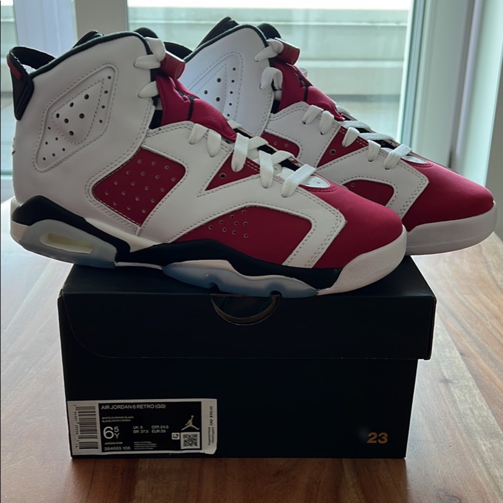 Kids Air Jordan 6 size 6.5 NWT